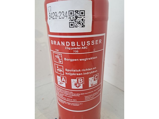 Brandblusser 2kg poeder - afbeelding 2 van  4