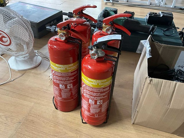 Brandblusser (4x) - afbeelding 1 van  6