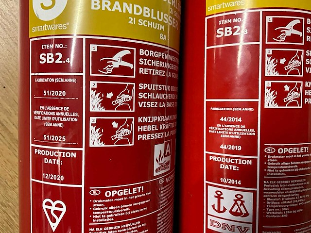 Brandblusser (4x) - afbeelding 5 van  6
