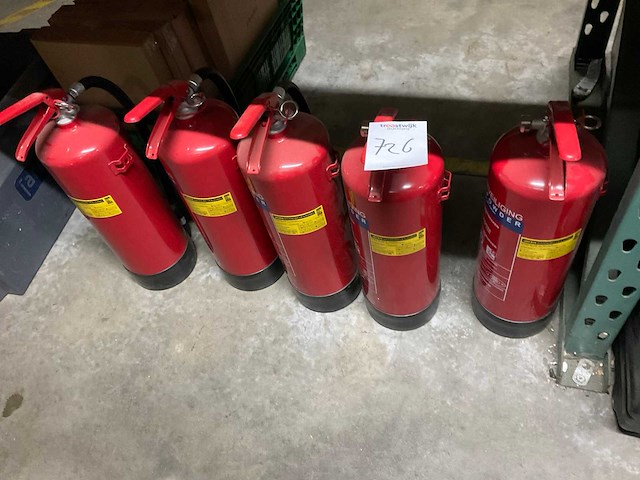 Brandblusser (5x) - afbeelding 2 van  2
