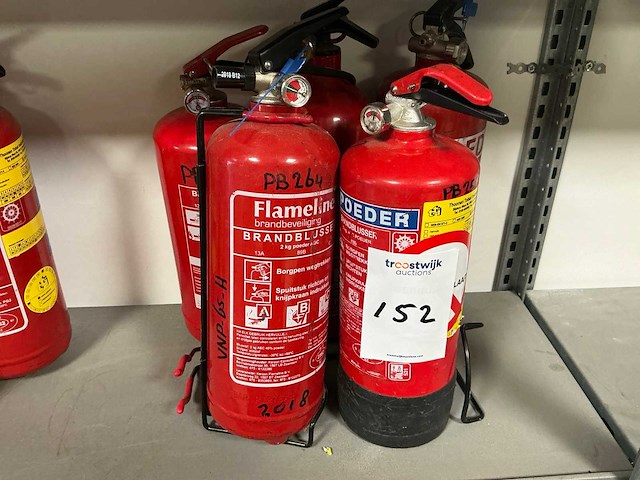 Brandblusser (5x) - afbeelding 1 van  6