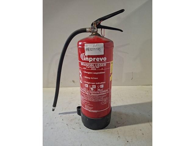 Brandblusser, inprevo, 6 kg poeder abc - afbeelding 1 van  3