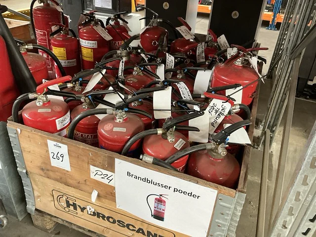 Brandblusser poeder (34x) - afbeelding 1 van  4