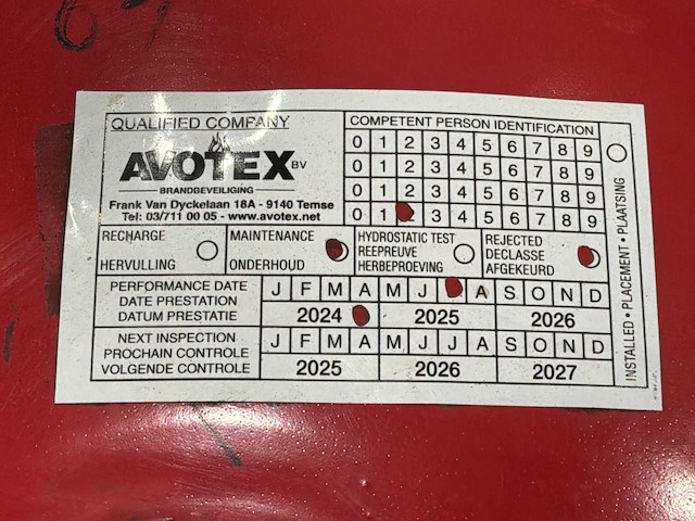 Brandblussers (4x) - afbeelding 5 van  10