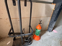 Branderhouder en branderfles gloor - afbeelding 1 van  4