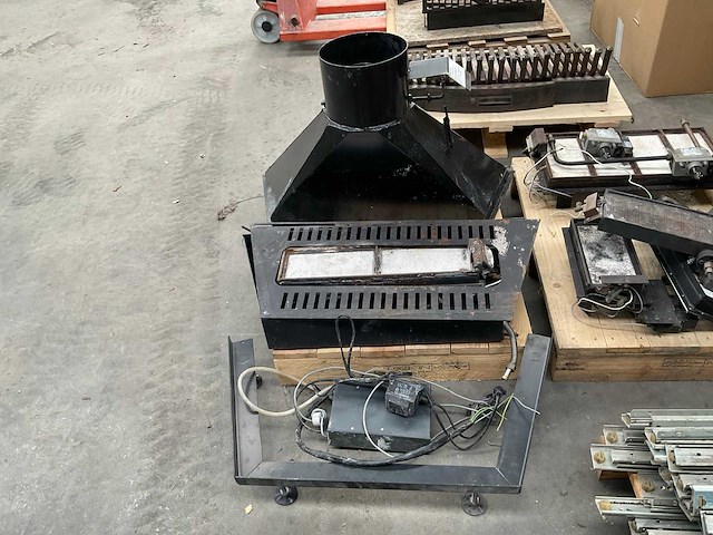 Branderset met gasblok en kap - afbeelding 1 van  4