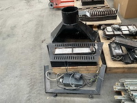 Branderset met gasblok en kap - afbeelding 1 van  4