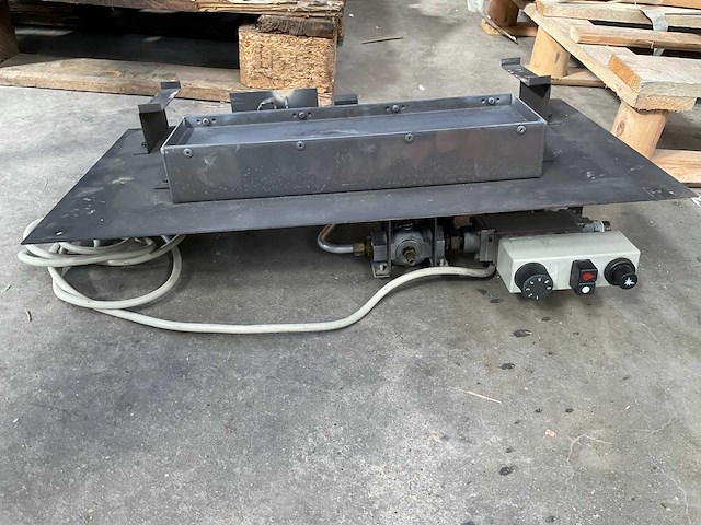 Branderset met gasblok voor gashaard - afbeelding 2 van  2