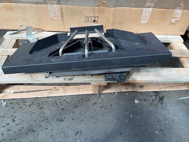 Branderset met gasblok voor gashaard - afbeelding 1 van  2