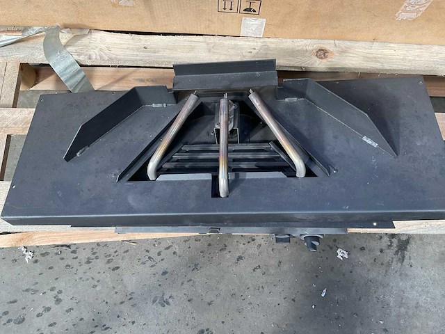 Branderset met gasblok voor gashaard - afbeelding 2 van  2