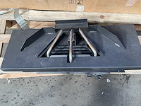 Branderset met gasblok voor gashaard - afbeelding 2 van  2