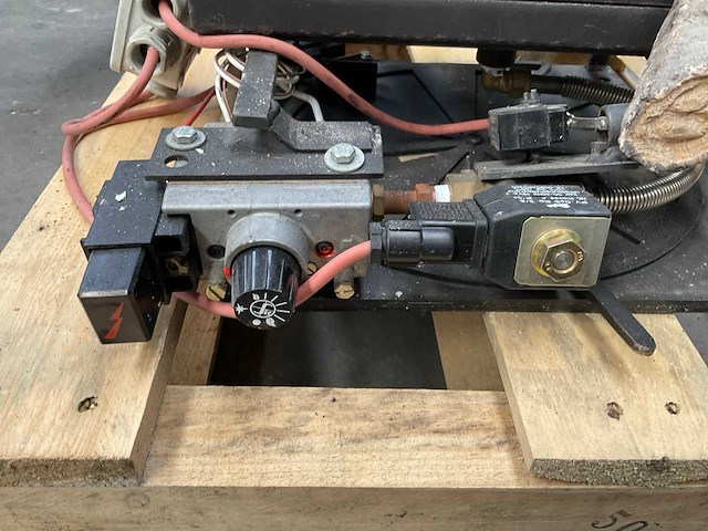 Branderset met glasblok voor gashaard - afbeelding 3 van  3
