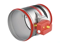 Brandklep rond solid air, fdc25-d250-r-s - afbeelding 1 van  5