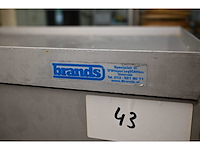 Brands 2 x 10 1/1 g.n. aluminium wagen - afbeelding 3 van  4