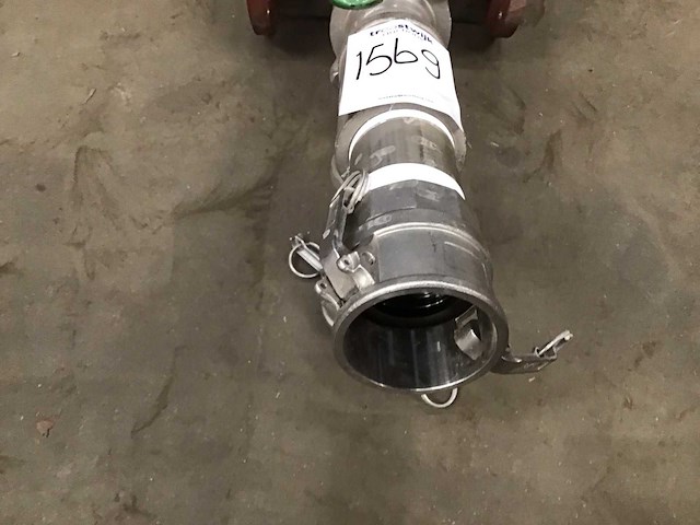 Brandslang met koppelingen en kraan - afbeelding 3 van  7