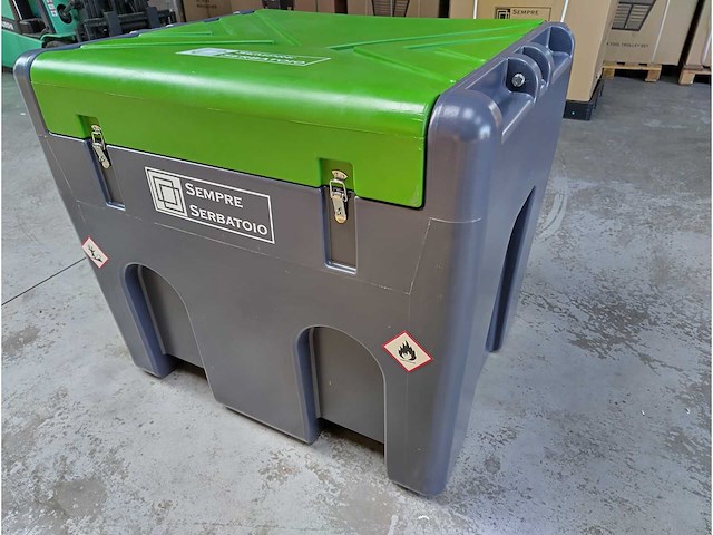 Brandstof opslagtank ibc 400 liter - afbeelding 1 van  15
