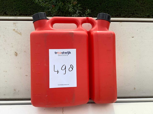 Brandstof/olie duo kan - 3800/1500 - overig bos- en tuingereedschap - afbeelding 1 van  3