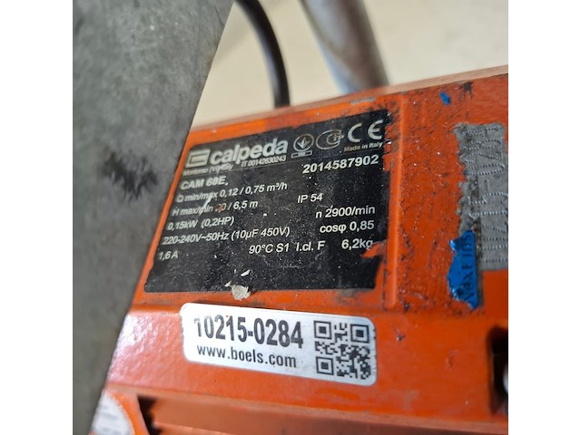 Brandstofpomp 230v voor brandstoftank ~ calpeda, cam60e, bouwjaar 2015 - afbeelding 4 van  6