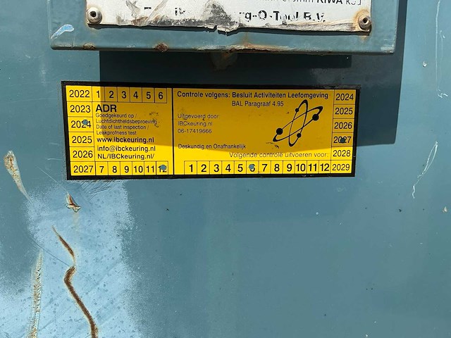 Brandstoftank ibc met pomp (995l) - afbeelding 4 van  22