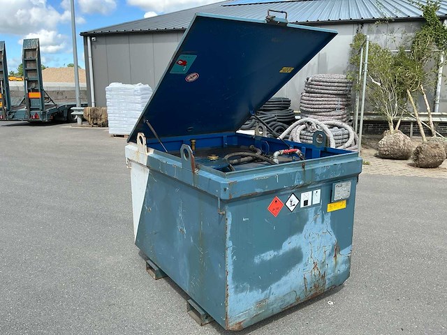 Brandstoftank ibc met pomp (995l) - afbeelding 1 van  22