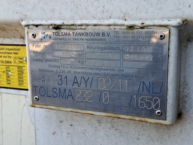 Brandstoftank, tolsma - afbeelding 7 van  8
