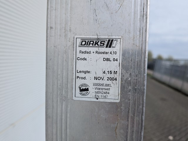 Brandweer ladder, dirks, dbl 04, 2004 - afbeelding 4 van  6