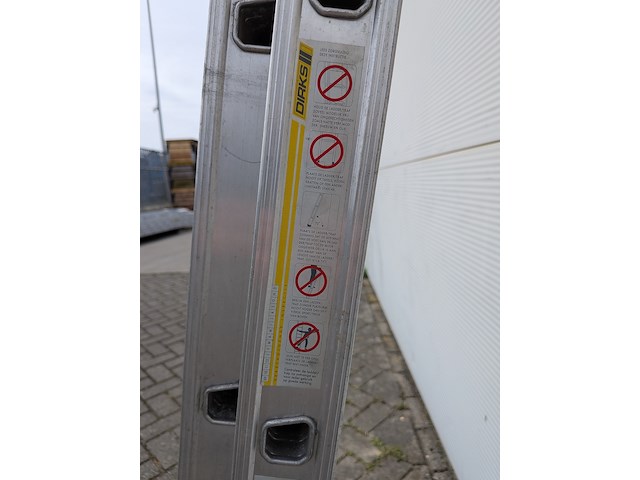 Brandweer opsteekladder, dirks, dbo 2x10, 2009 - afbeelding 5 van  7