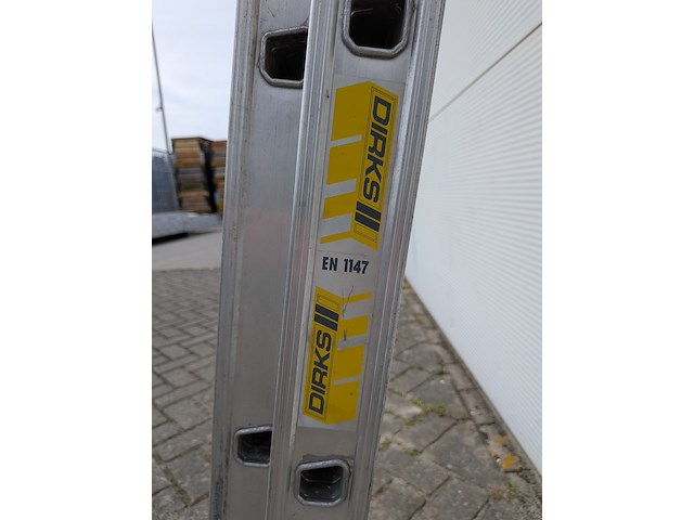 Brandweer opsteekladder, dirks, dbo 2x10, 2009 - afbeelding 6 van  7