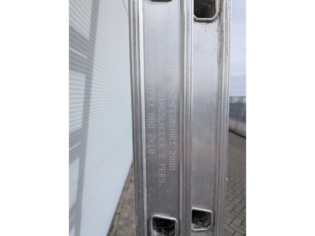 Brandweer opsteekladder, dirks, dbo 2x10, 2009 - afbeelding 7 van  7