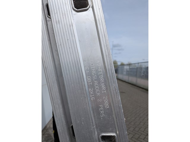 Brandweer optrekladder, dirks, dbt 2x18, 2004 - afbeelding 5 van  8