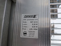 Brandweer optrekladder, dirks, dbt 2x18, 2004 - afbeelding 8 van  8