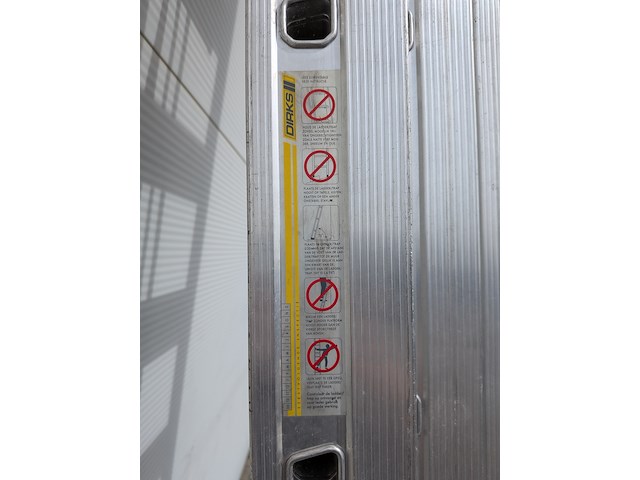 Brandweer optrekladder, dirks, dbt 3x12, 2009 - afbeelding 6 van  10