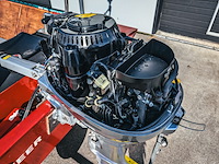 Brandweerboot met buitenboordmotor, honda, bf20d, op boottrailer, pega - afbeelding 5 van  27