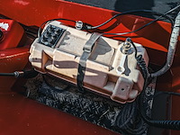 Brandweerboot met buitenboordmotor, honda, bf20d, op boottrailer, pega - afbeelding 10 van  27