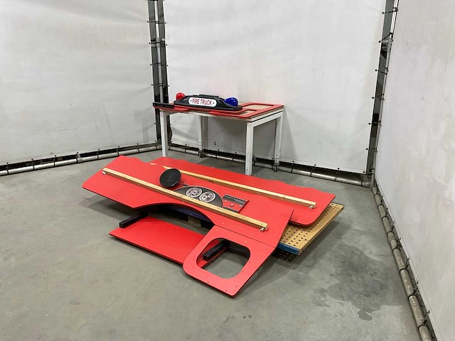 Brandweerwagen - kinderbed ombouw - afbeelding 1 van  5