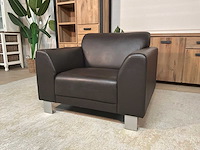 Brandy leren fauteuil - afbeelding 10 van  10