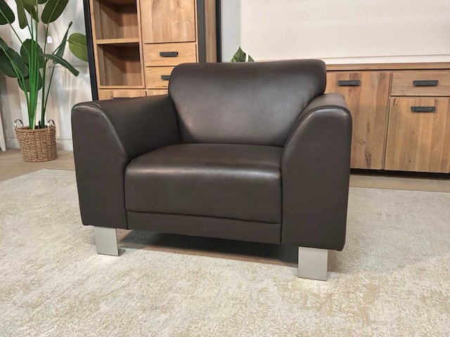 Brandy leren fauteuil - afbeelding 7 van  10