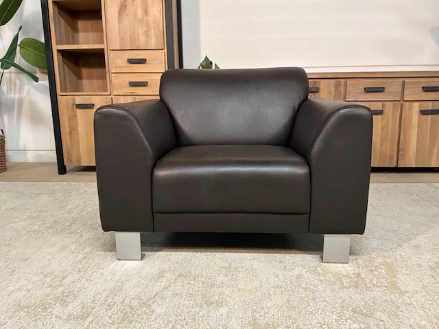 Brandy leren fauteuil - afbeelding 4 van  10