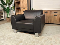 Brandy leren fauteuil - afbeelding 1 van  13
