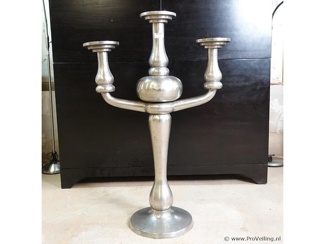 Brass&boom aluminium kapitale xxl vloerkandelaar - afbeelding 1 van  5