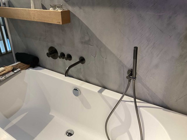 Brauer - inbouw badkraan - gun metal - afbeelding 1 van  6