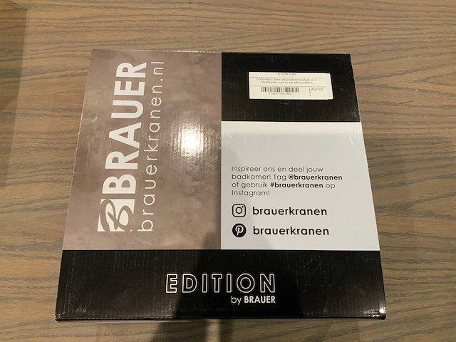 Brauer - inbouw badkraan - gun metal - afbeelding 6 van  6