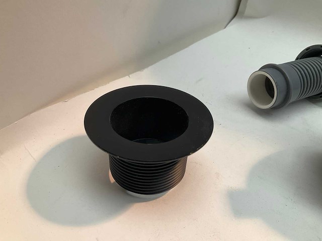 Brauer black edition badvulcombinatie via overloop mat zwart - afbeelding 4 van  7