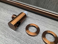 Brauer copper edition glijstang geïntegreerde wateruitlaat brushed copper pvd 70cm - afbeelding 3 van  6