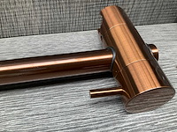 Brauer copper edition glijstang geïntegreerde wateruitlaat brushed copper pvd 70cm - afbeelding 5 van  6