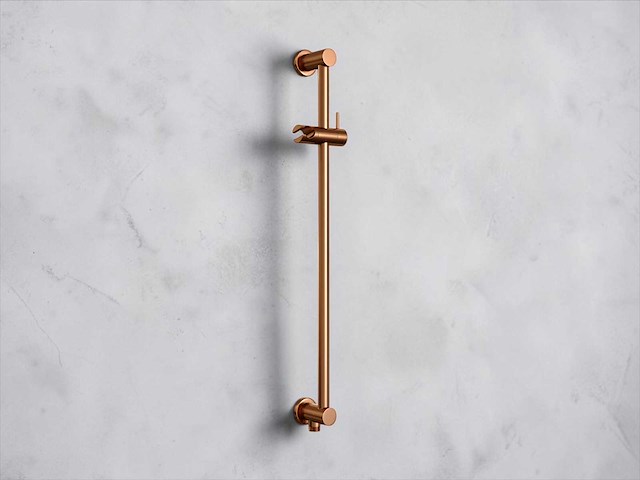 Brauer copper edition glijstang geïntegreerde wateruitlaat brushed copper pvd 70cm - afbeelding 1 van  6
