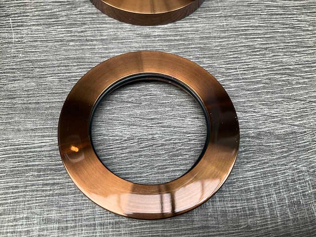 Brauer copper edition inbouw wastafelkraan afbouwdeel met gebogen uitloop brushed copper - afbeelding 6 van  6