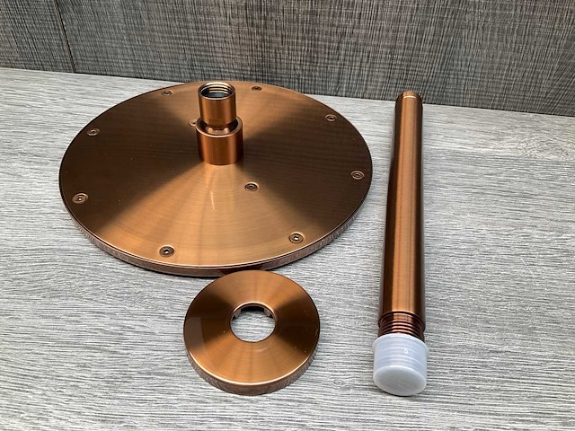 Brauer copper edition pvd regendouche 20cm met plafondarm 20cm - afbeelding 4 van  8