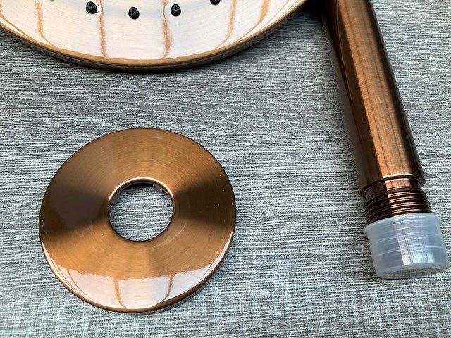 Brauer copper edition pvd regendouche 20cm met plafondarm 20cm - afbeelding 7 van  8