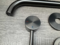 Brauer gunmetal edition inbouw wastafelkraan met inbouwdeel pvd 5-gm-004 - afbeelding 1 van  1